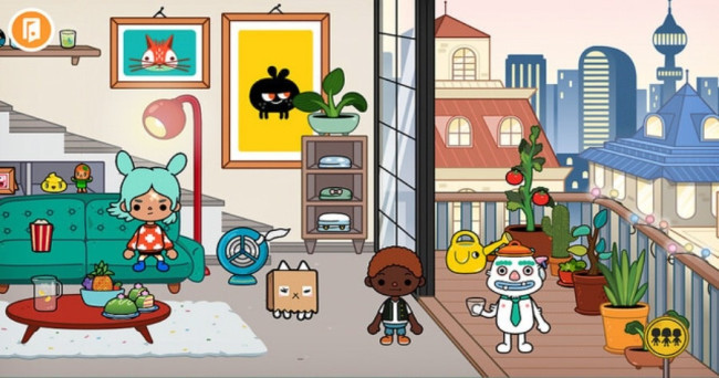What is the hidden talent of the character at the Toca Life World Talent Show stage?